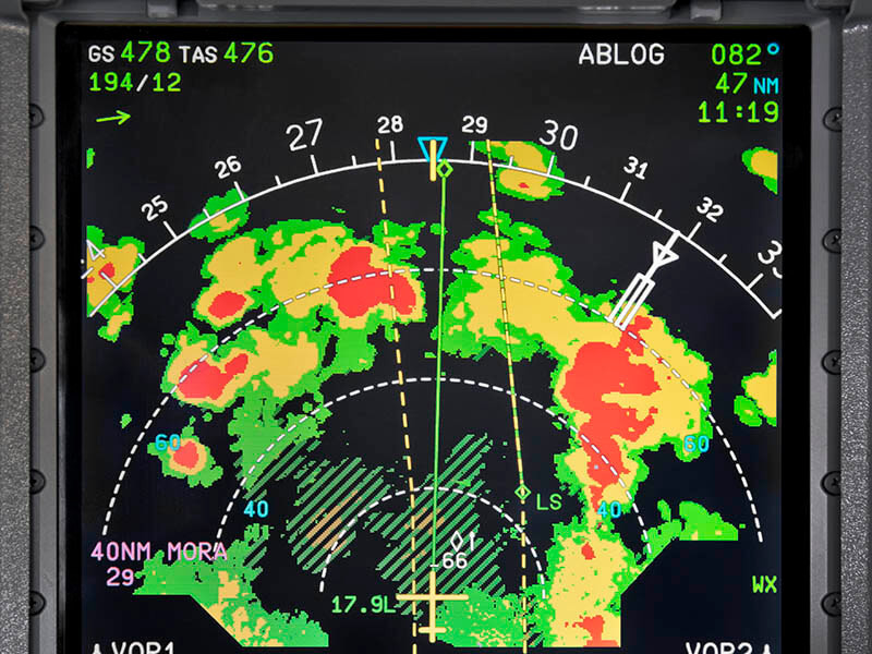 airbus a320 weather radar