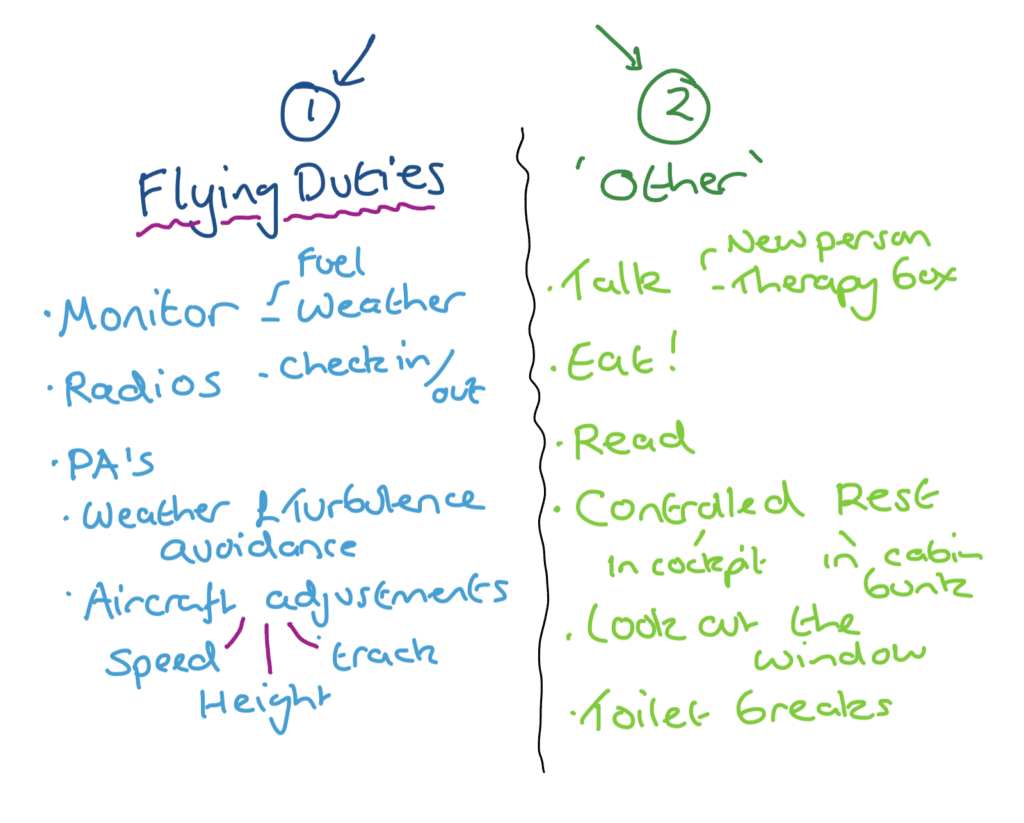 notes of what pilots do