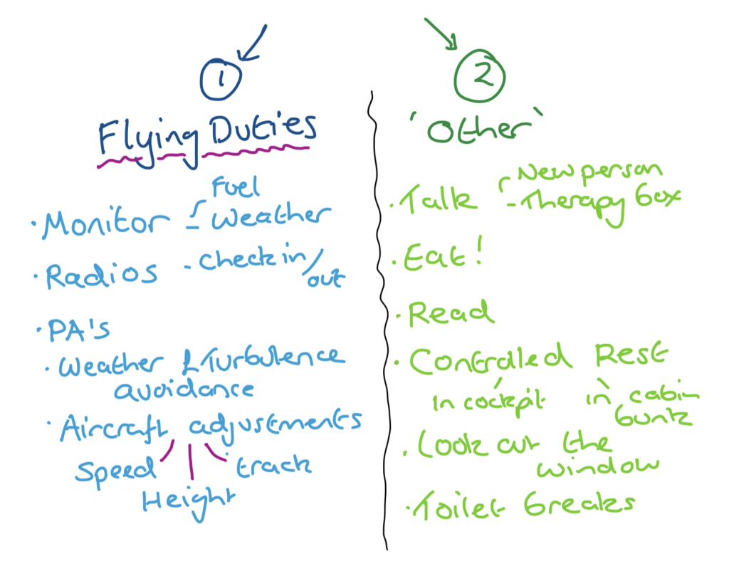 notes of what pilots do